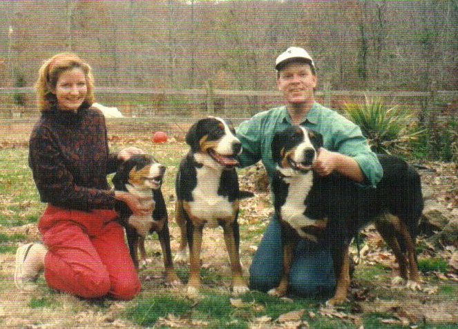 Rudy with mom Diva and grandmother Bitzee